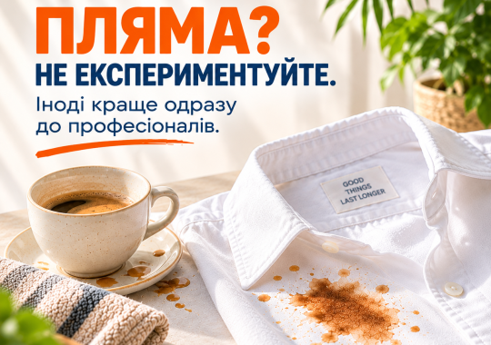 ПЛЯМА? ГОЛОВНЕ — НЕ ПОСПІШАТИ ЇЇ ТЕРТИ